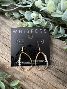 Gold Whisper Earrings Collection 2