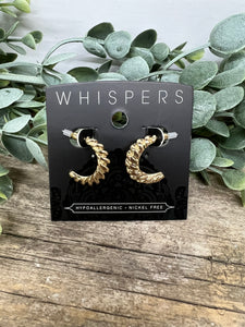 Gold Whisper Earrings Collection 2