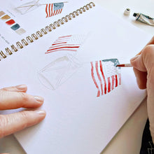Load image into Gallery viewer, emily lex studio - Americana watercolor workbook