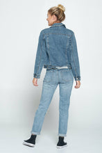 Load image into Gallery viewer, Classic Denim Jacket: Dark Wash