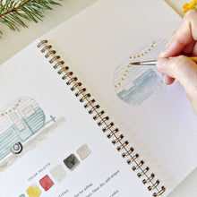 Load image into Gallery viewer, emily lex studio - Camping watercolor workbook