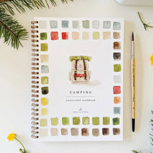 Load image into Gallery viewer, emily lex studio - Camping watercolor workbook