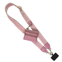 Load image into Gallery viewer, Clip &amp; Go Strap w/Zippered Pouch Classic: Rose