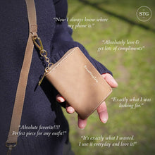 Load image into Gallery viewer, Clip &amp; Go Strap w/Pouch Brushed Vegan Leather: Black