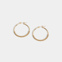 Load image into Gallery viewer, Twisted Metal Hoop Earring - Gold