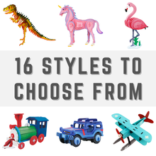 Load image into Gallery viewer, 3D Wooden Puzzles (with paint) Kits: Truck