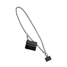Load image into Gallery viewer, Clip &amp; Go Chain w/Zippered Pouch: Silver