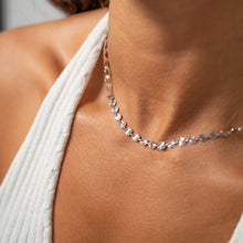 Load image into Gallery viewer, Stainless Steel Sunburst Chain Necklace: Stainless / 16+2"