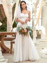 Load image into Gallery viewer, Sleeveless Sweetheart Neck Split Wedding Dress