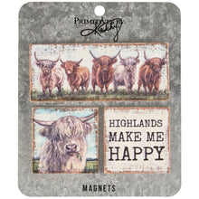 Load image into Gallery viewer, Highland Cows Magnet Set