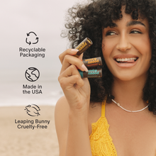 Load image into Gallery viewer, Poppy &amp; Pout - Lip Balm, Retro Surf, Coconut Coast