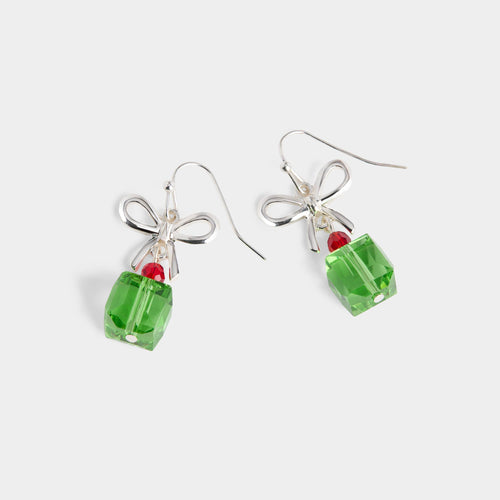 Present Bead Dangle - Green