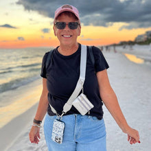 Load image into Gallery viewer, Clip &amp; Go Strap with Pouch - Neutral Collection: Cream