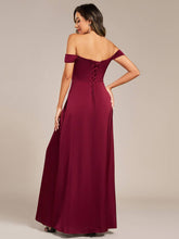Load image into Gallery viewer, Off Shoulder Split Bandage Dress