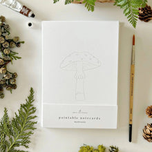 Load image into Gallery viewer, emily lex studio - Mushrooms paintable watercolor notecard set