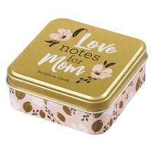 Load image into Gallery viewer, Love Notes for Mom Scripture Cards in a Tin