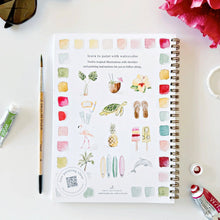 Load image into Gallery viewer, emily lex studio - Tropical watercolor workbook