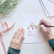 Load image into Gallery viewer, Christmas cheer paintable notecard