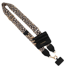 Load image into Gallery viewer, Clip &amp; Go Strap w/Zippered Pouch: Leopard
