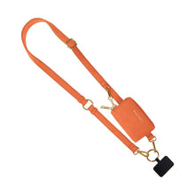Load image into Gallery viewer, Clip &amp; Go Strap w/Pouch Brushed Vegan Leather: Brown - Brown Pouch