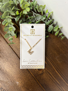 The Emma Collection Alphabet Necklaces