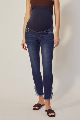FULL BAND MATERNITY ANKLE SKINNY