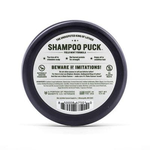 Field mint shampoo puck