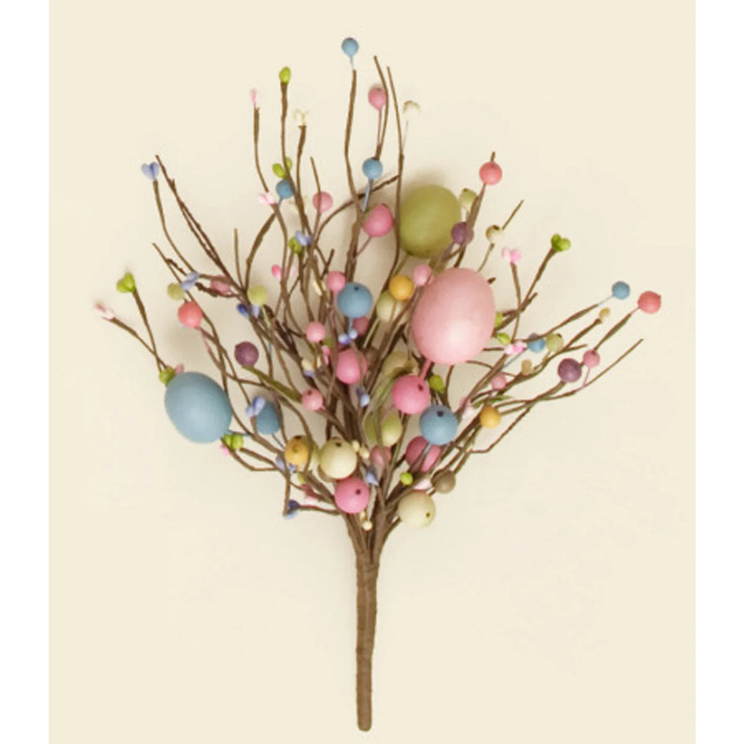 Spring Eggs And Berries Floral Pick