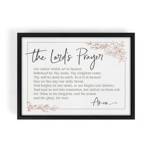 The Lord's Prayer Canvas