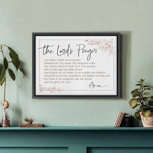 The Lord's Prayer Canvas