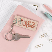 Load image into Gallery viewer, Enjoy the Ride Keychain
