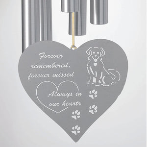 Chimes of Remembrance - Forever Heart, Dog