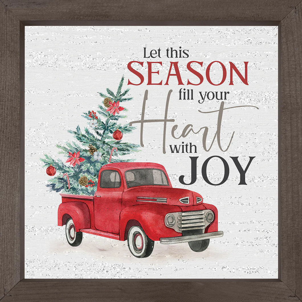 Let This Season Fill Your Heart Decor