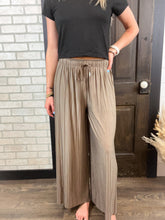 Load image into Gallery viewer, Pleated Wide Leg Pants - Curvy Girl