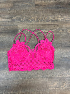 Cozy Crochet Lace Barlette - Curvy Girl