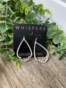 Silver Whisper Collection Earrings