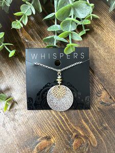 Mixed Metal Whisper Necklace Collection