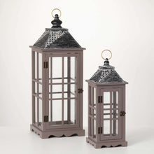 Load image into Gallery viewer, CLASSIC GRAY PANEL LANTERN SET